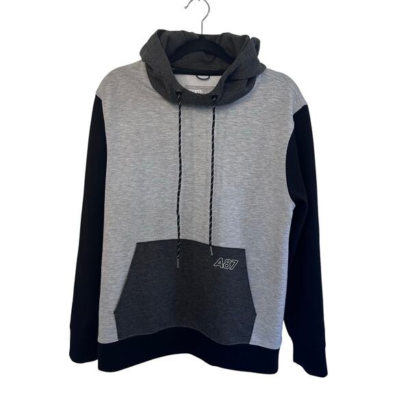 Mens Aeropostale air softspun tech fleece A87 logo pullover hoodie size M - Picture 1 of 5